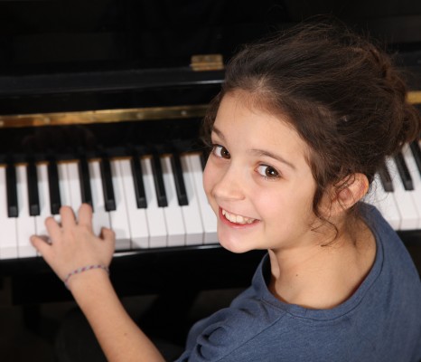 Piano student